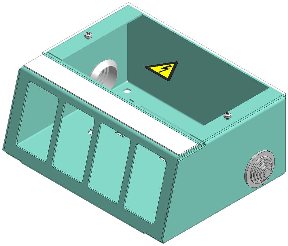 Anschlusskasten 4FLF vertikal DAK