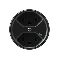 Presa origin 2×tipo 13 1×S 10A 230V 60×60mm nero