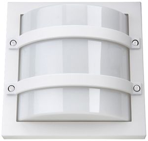 Applique LED SG Largo 10W 550lm 830 IP65 VAR 240×240×112mm blanc