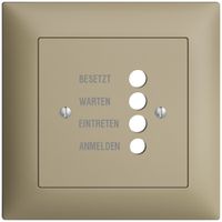 UP-Frontset EDIZIOdue sand 88×88mm für Türstation 1334.D