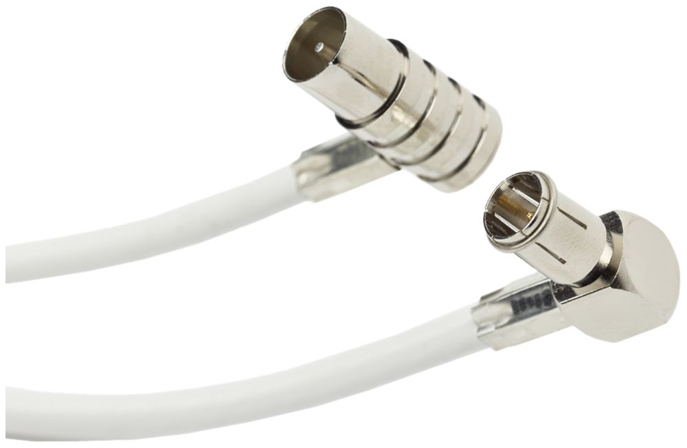 Anschlusskabel für Media-Box WISI 3m, Wiclic 90°/IEC 90°