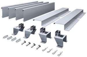 Cadre d'extension Rittal SV 9666.902 pour ISV/VX 2UL/12UH 600mm gris