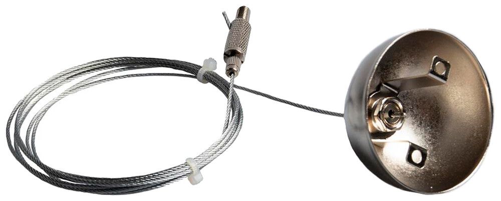 Câble en acier DOTLUX 2m avec accessoires pour montage au plafond