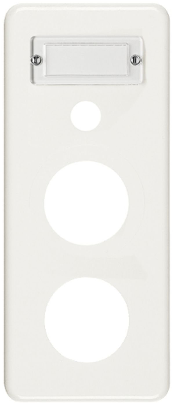 Abdeckplatte FH 3×1 15+2×43mm weiss