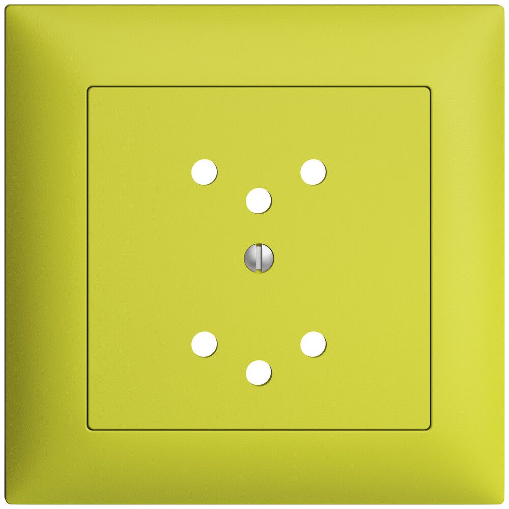 Frontset lemon 88×88mm 2×T12 EDIZIOdue mit Shutter