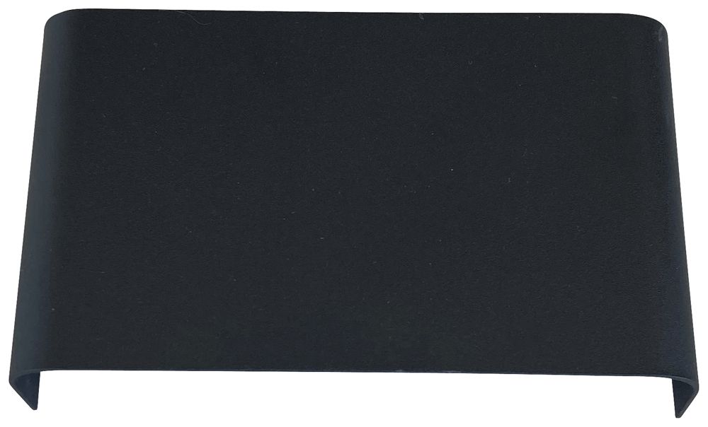 Applique LED Z-Licht Streifen 5W 450lm 3000K IP43 140×85×35mm nero