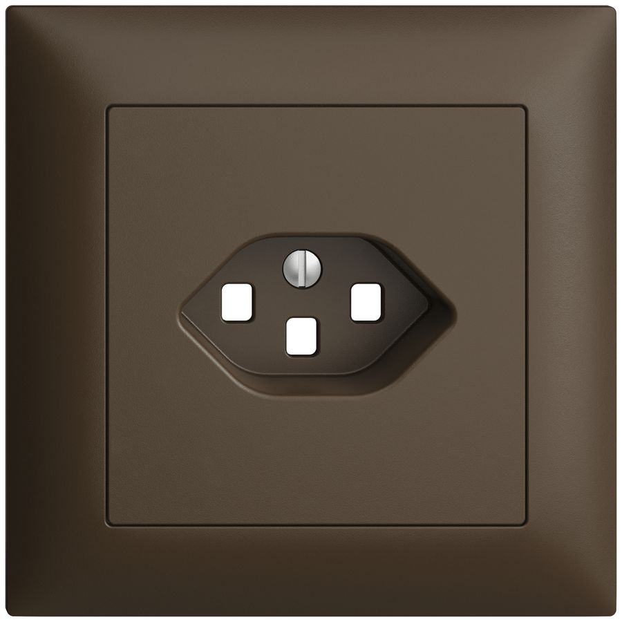 UP-Frontset EDIZIOdue coffee 88×88mm 1×T23