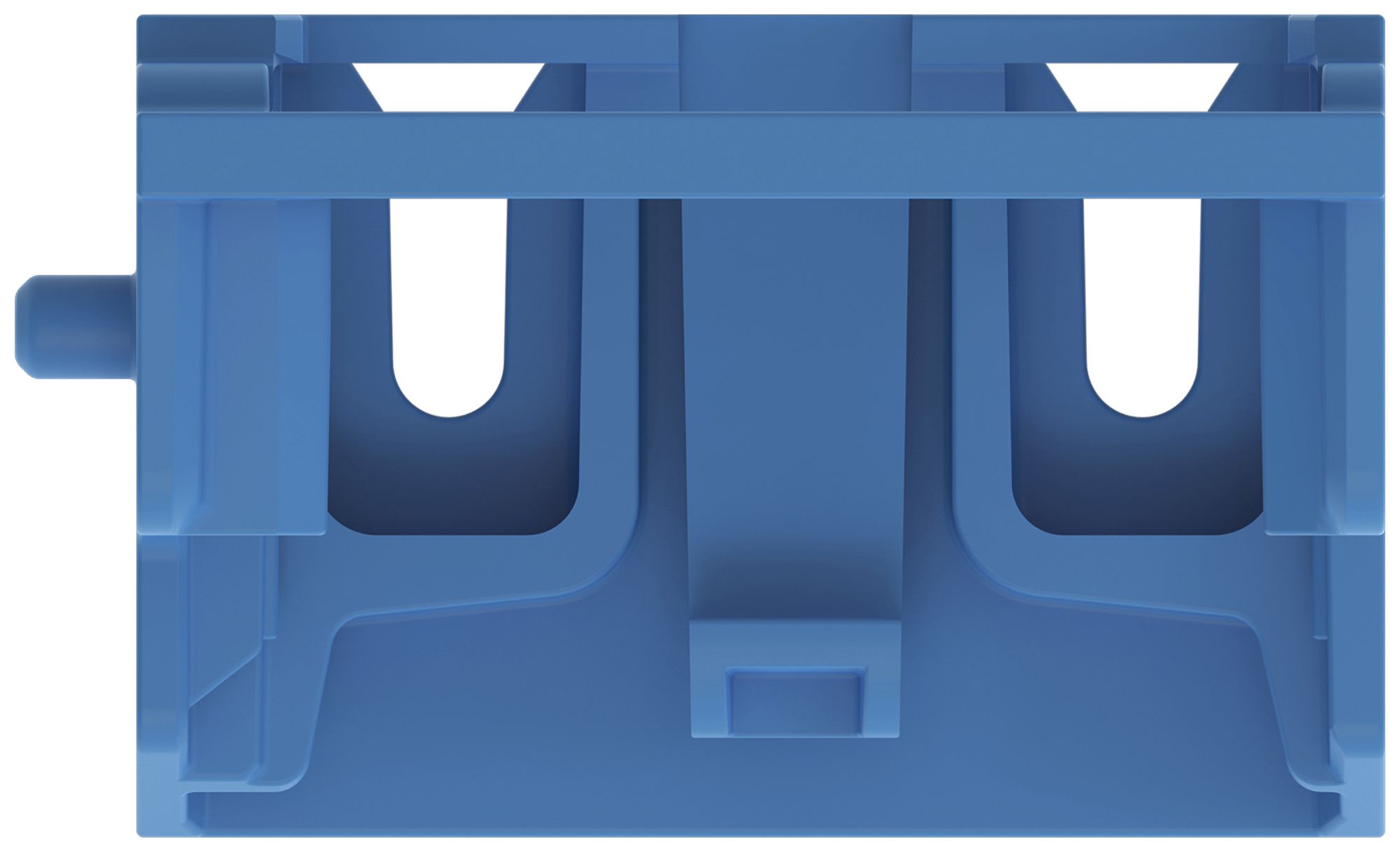 Adaptateur de fixation WAGO s.décharge de traction p.10×4mm² latérale bl