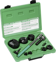 Blechlocher-Satz Greenlee Slug-Buster komplett M16-M63