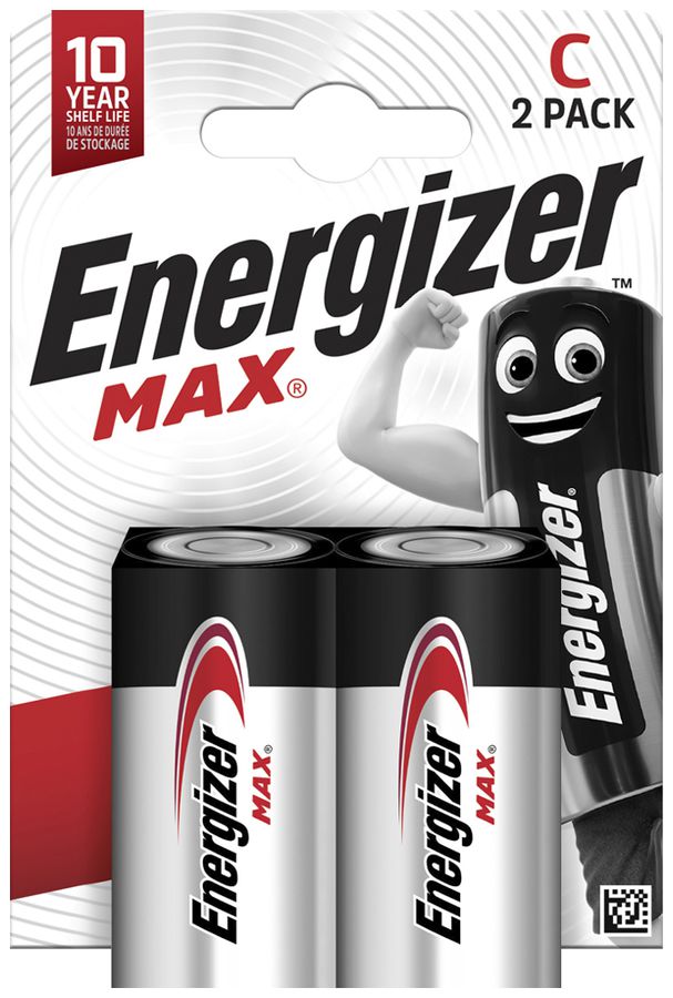 Batterie Alkali Energizer Max C LR14 1.5V Blister à 2 Stück