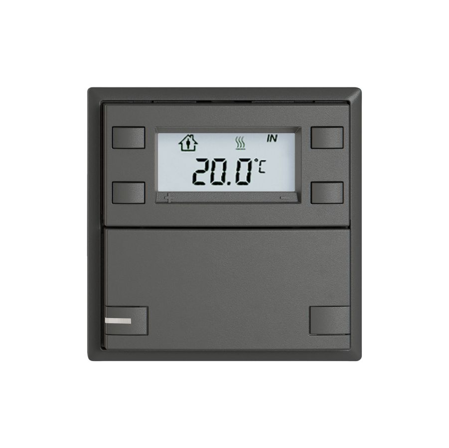 Poussoir RTH EDIZIO.liv SNAPFIX® a.RGB-LED 1×touche comm.2T grf