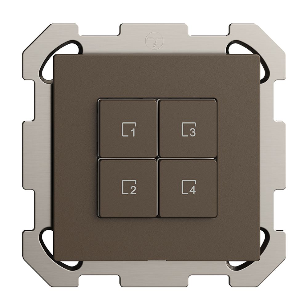 Poussoir scène ENC 4 scènes/4T Edue Wiser coffee