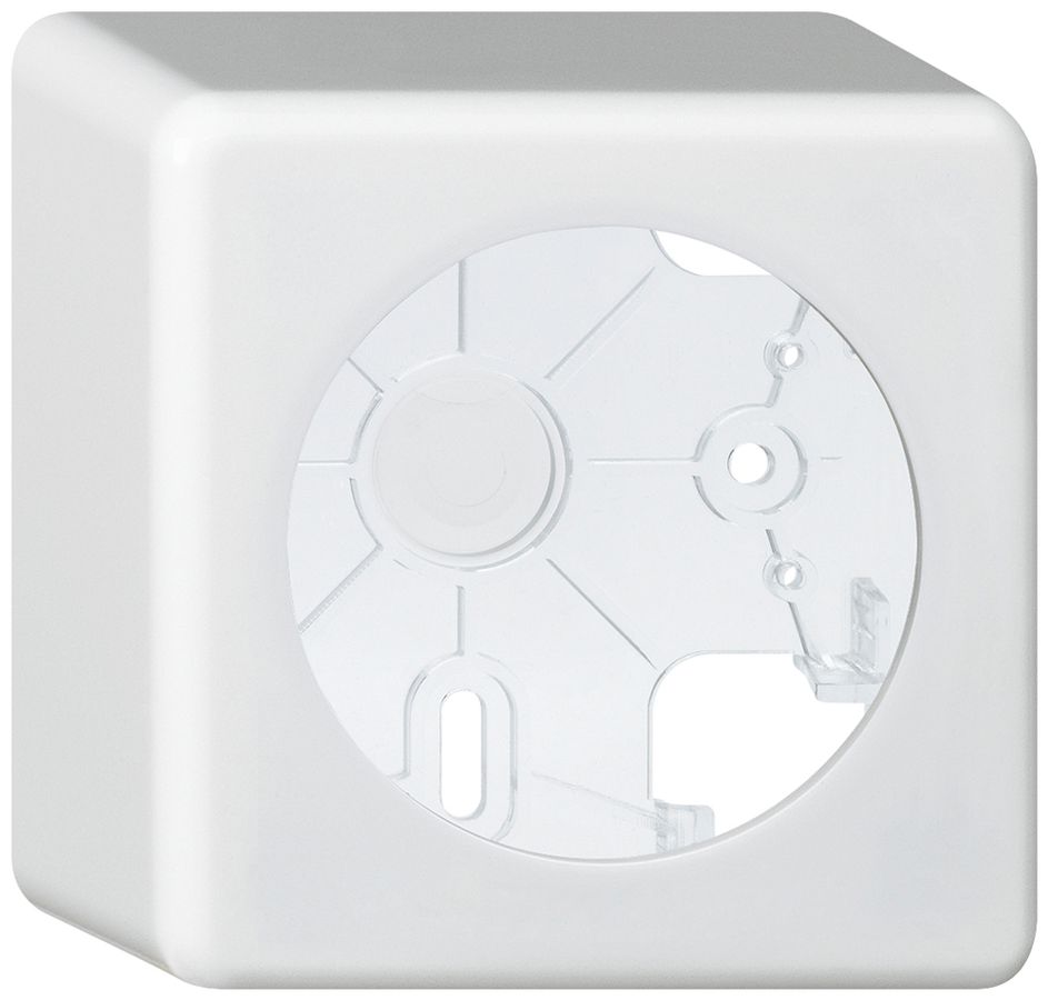 AP-Gehäuse basico weiss H=54mm Ø58mm