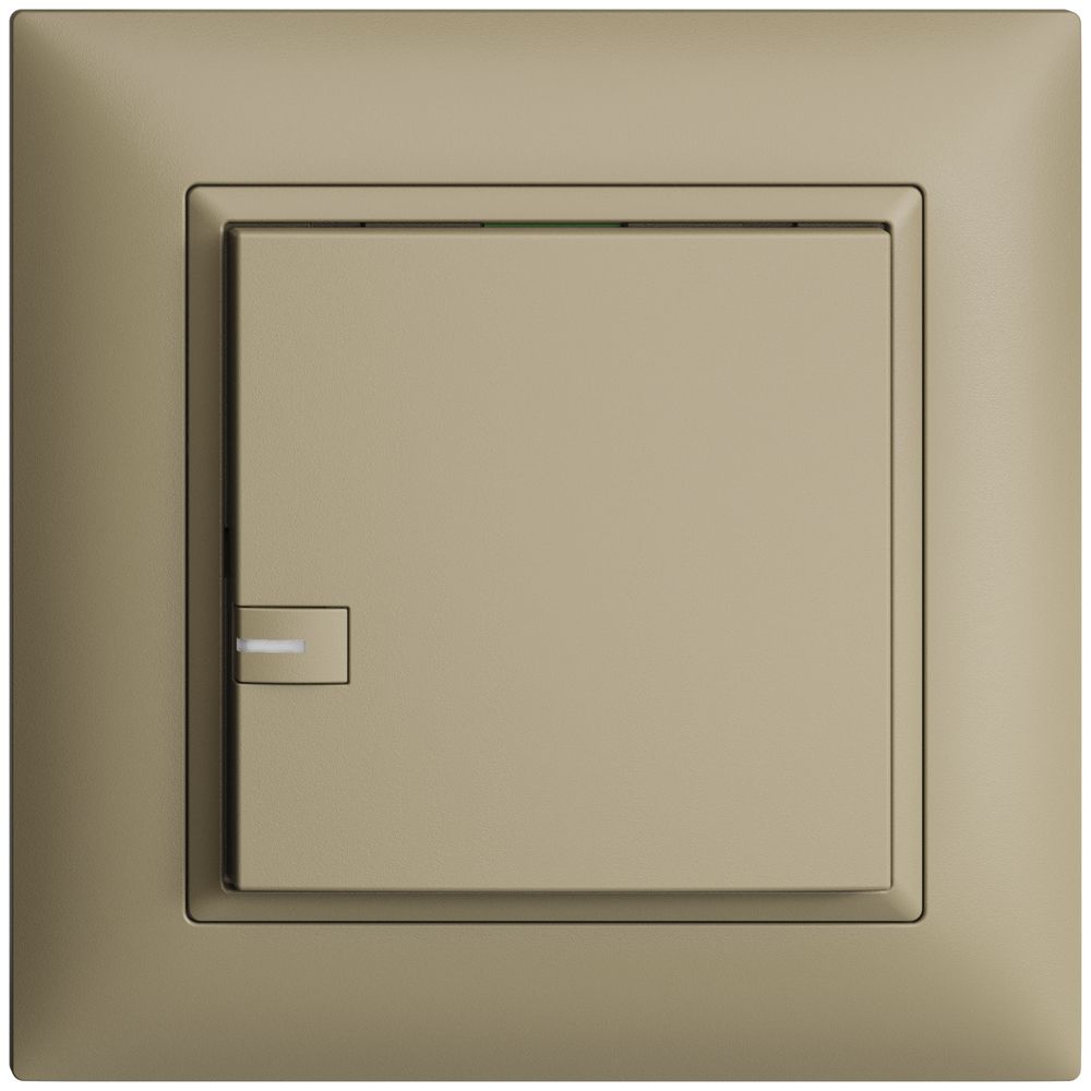 UP-Universaltaster 1×1T Schraubklemme EDIZIOdue sand, mit LED