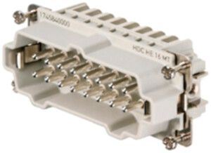 Stifteinsatz Weidmüller HDC HE 500V 16A 16L Zugfederanschluss Gr.6