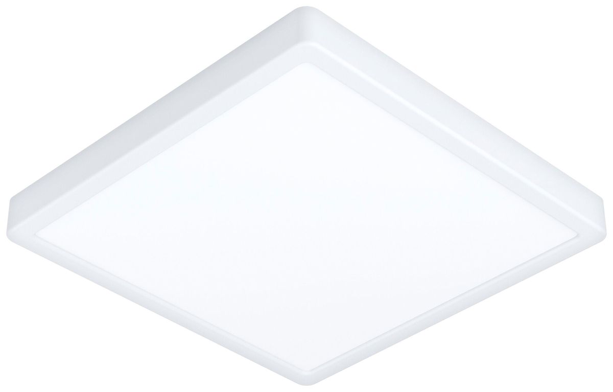 Plafonnier LED Eglo FUEVA 16W 0…2000lm 2700…6500K IP44 VAR 295×25mm blanc