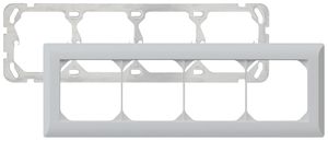 UP-Kopfzeile kallysto.line 1×4 hellgrau horizontal