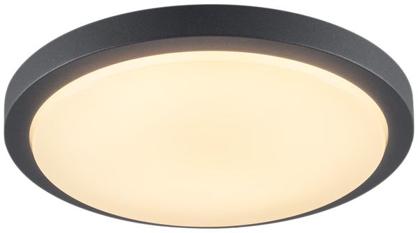 Plafonnier LED SLV AINOS, 18W 1430lm 3000K IP44 anthracite