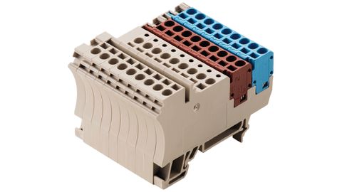 Weidmüller, für Hutschiene TH35, schraubenlos