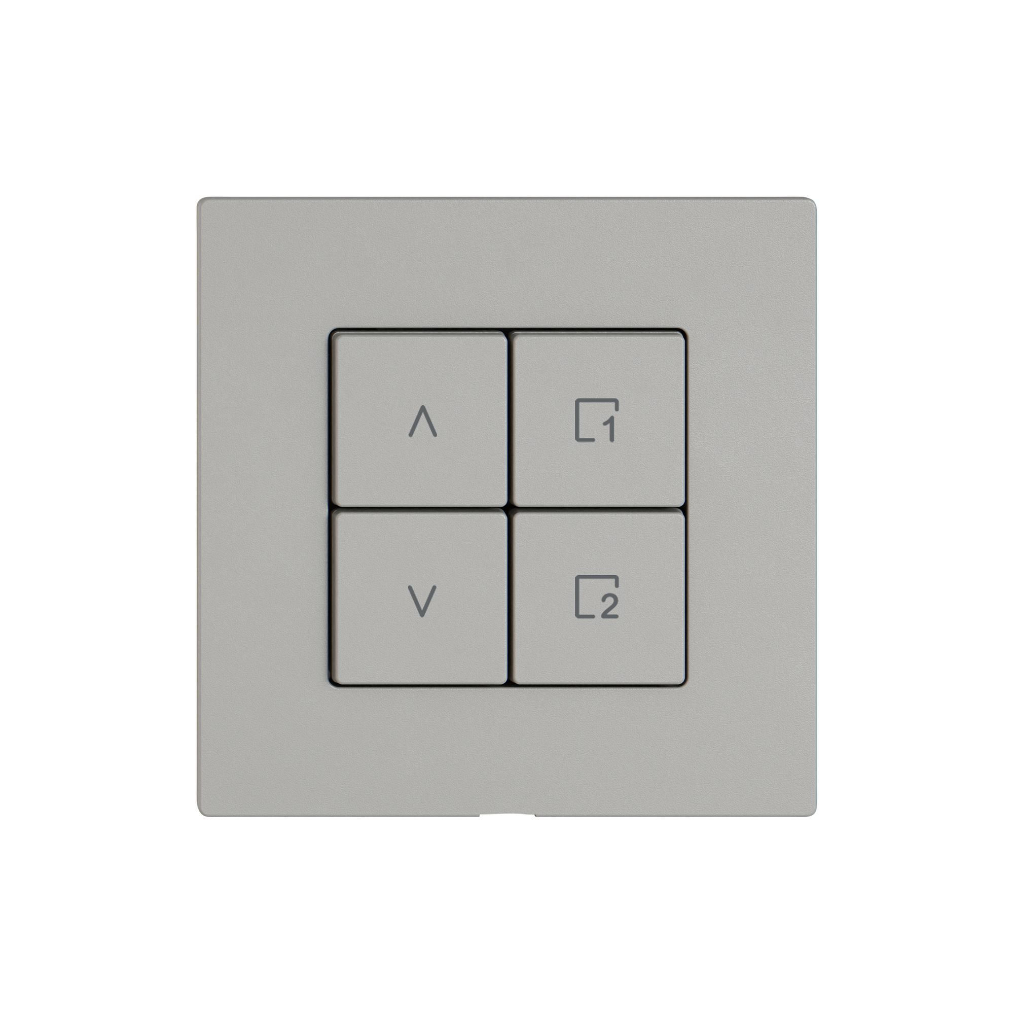 Kit di montaggio EDIZIO.liv Wiser SNAPFIX® p.tapparelle 1C scena 4T grc