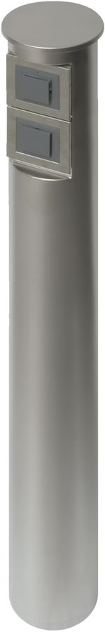 Colonna di raccordo Haba Rondo acciaio pregiato 2×65mm 1m