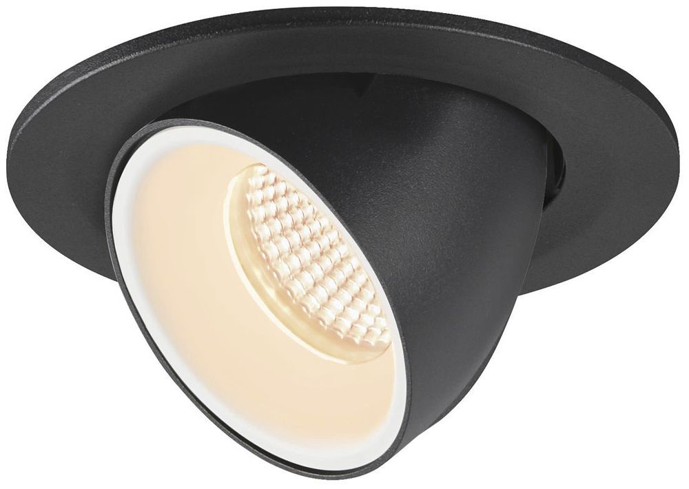 EB-LED-Downlight SLV NUMINOS GIMBLE S, 8.6W 250mA 720lm 2700K 55° sz/ws