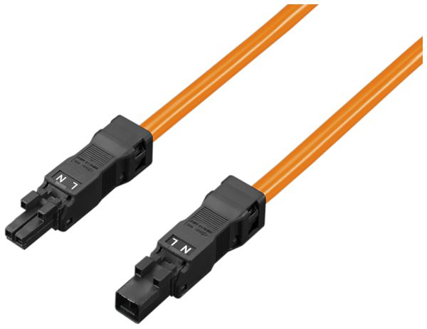 Verbindungskabel Rittal SZ 2500.550 2P Stecker/Buchse 240V 1m