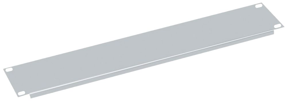 Plaque d'obturation 19" VALUE, 2UH, gris clair (RAL 7035)