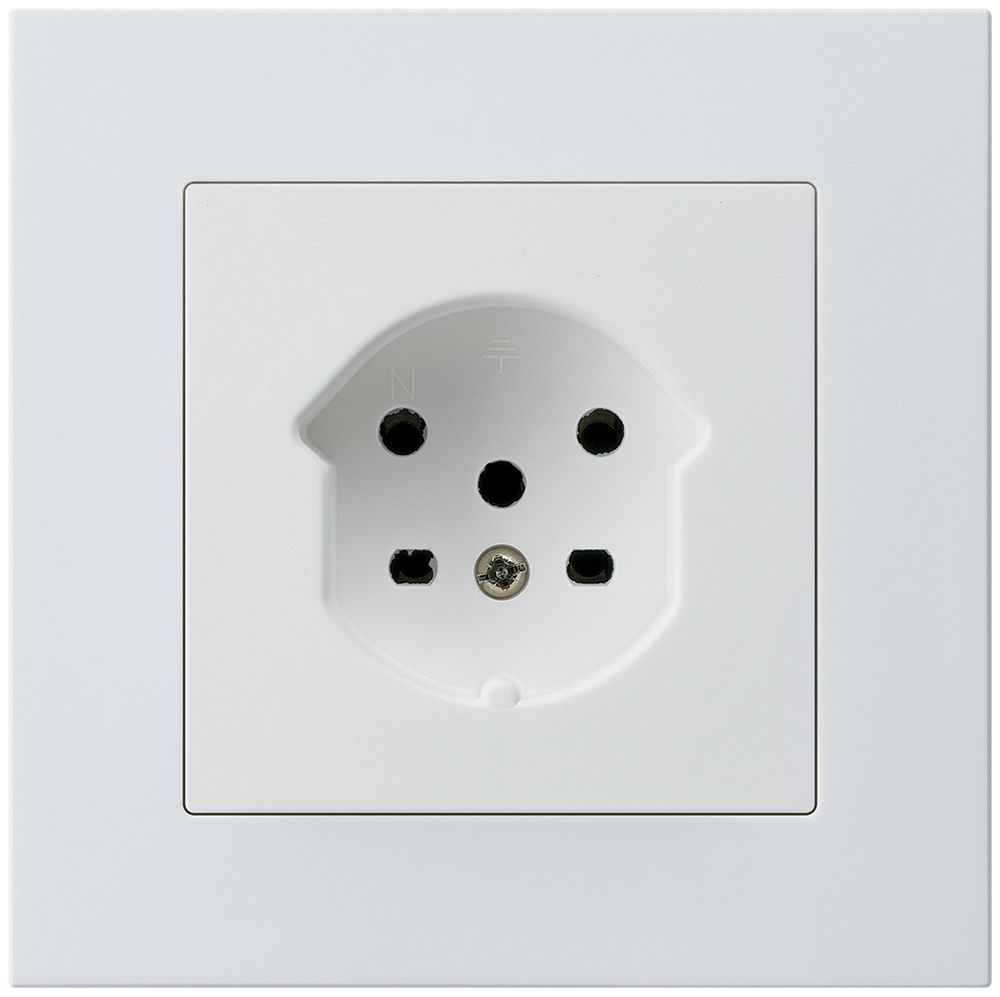 UP-Steckdose HA kallysto.pro Typ 15 mit Steckklemmen weiss