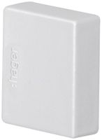 Endstück Hager tehalit.LF/LFH 20×20mm grau IP30