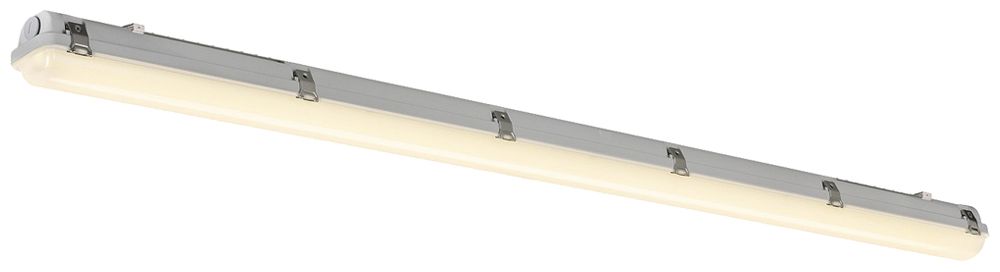 Lumin.p.loc.hum.LED SLV WATERPROOF 50W 6640lm 840 IP66 DALI VAR 1536×80mm gris