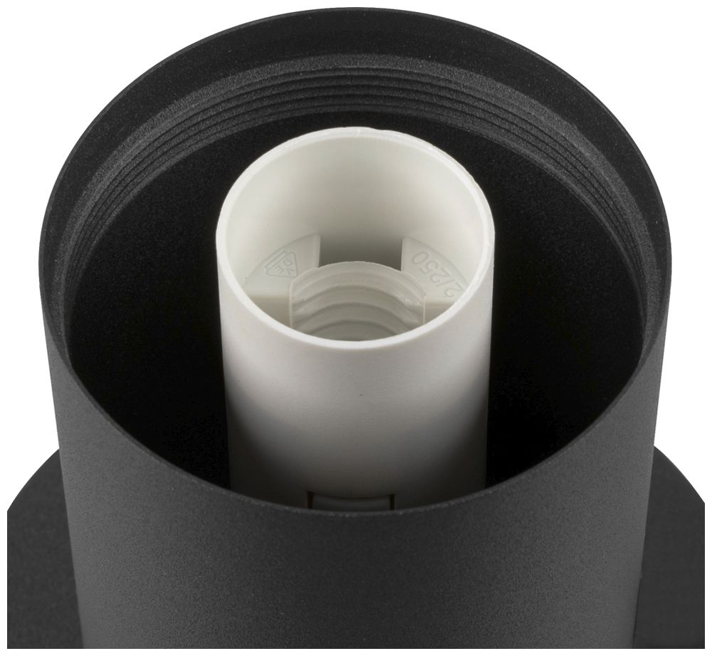 Tischleuchte SLV VARYT E14 1×6W Schalter Ø90×90mm schwarz