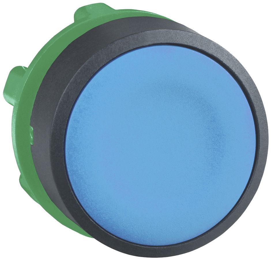 Taster Schneider Electric flach blau