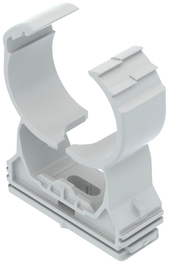 Collare per tubo BET proQuick PQ-28 LGR Ø27.5…32mm 1 foro p.vite PA -15…60°C grc