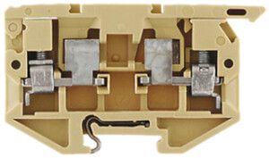 Sicherungs-Reihenklemme Weidmüller ASK 4mm² 6.3A G-Si. 5×20, TS15 beige