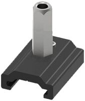 Montageschiene Sylvania ONETRACK Aluminium 35×26×34mm schwarz