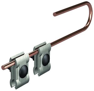 Corde T Flury FL 82b, Cu 50mm², L=650mm, 2 bornes FE41