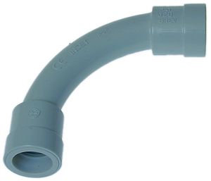 Winkel Kunststoff halogenfrei M25 hellgrau