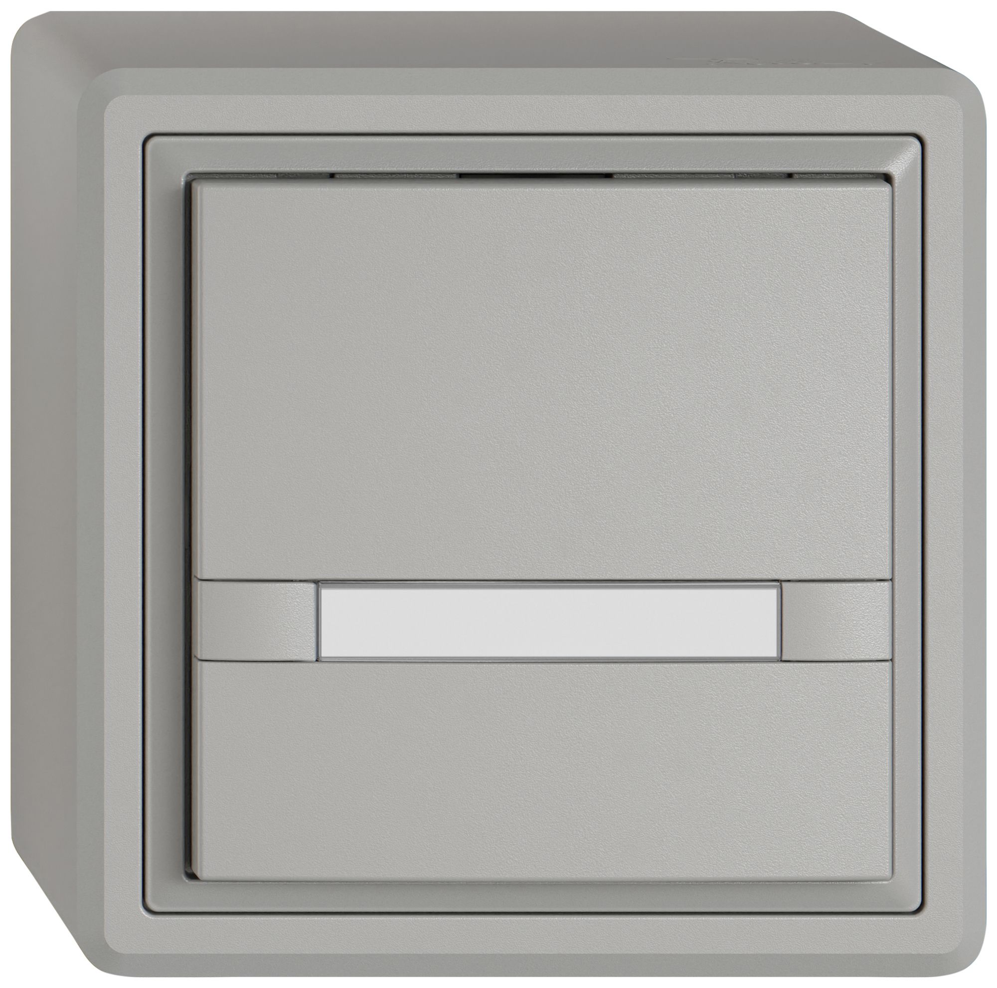 AP-Universaltaster EDIZIO.liv UNI SNAPFIX® 5…48V o.LED 1× 2-Tbed.Pap.hgu