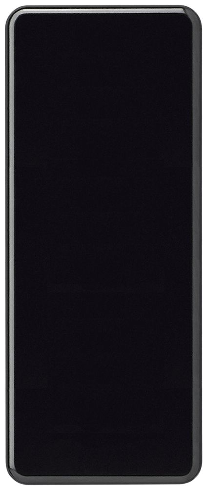 Placca di copertura basico 3×1 senza foro nero