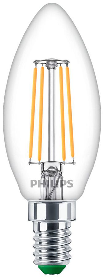 Lampe LED Philips MASTER E14 2.3W 485lm 2700K B35 clair 300° Ø35×97mm