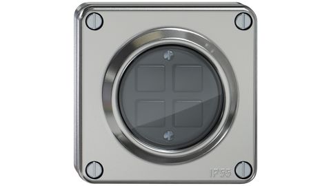 Poussoirs KNX Secure, RGB, avec LED, sans encart en papier