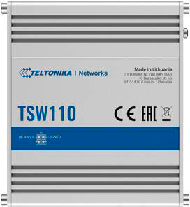 Teltonika Commutateur industriel TSW110 Montage pour Din-Rail