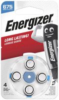 Pila bottone zinco/aria Energizer V675, blister a 4 pezzi