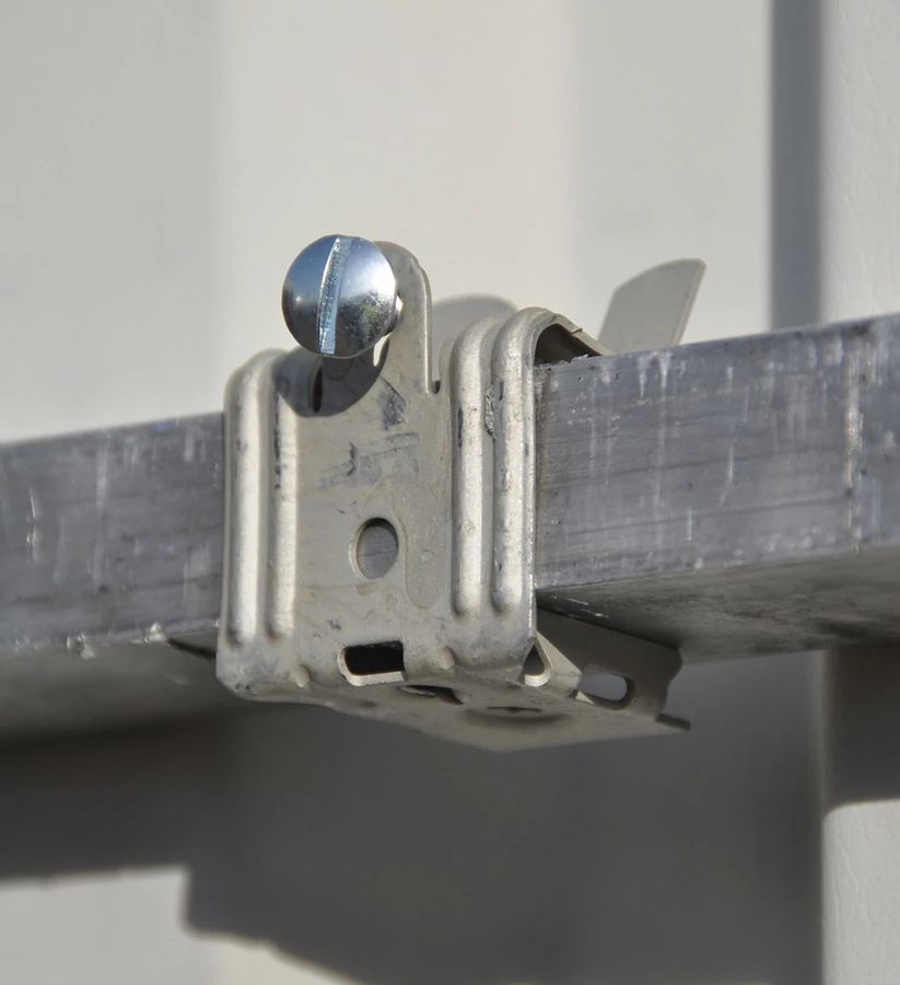 Flanschträger Caddy Loch M6 Flansch 3…8mm, Edelstahl