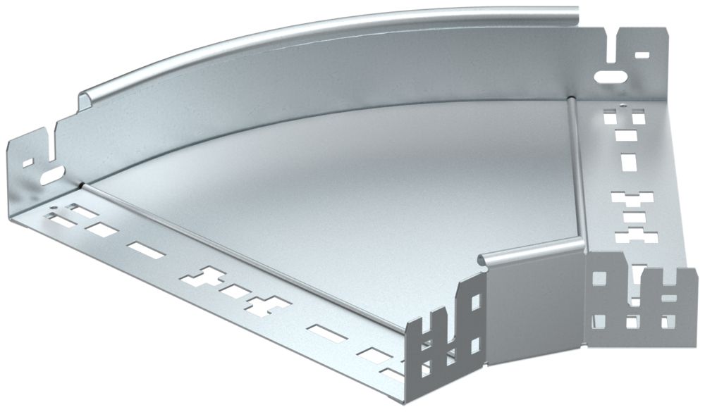 Bogen 45° Bettermann RBM 60×100mm bandverzinkt
