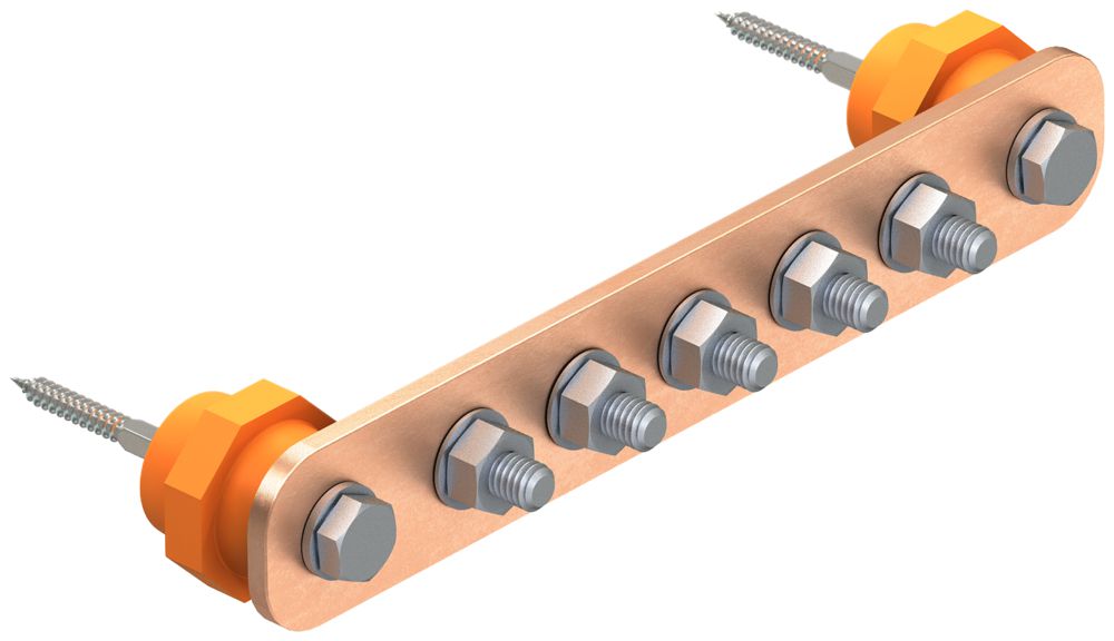 Potentialausgleichschiene Bettermann Big-Bar 20×M10 Cu