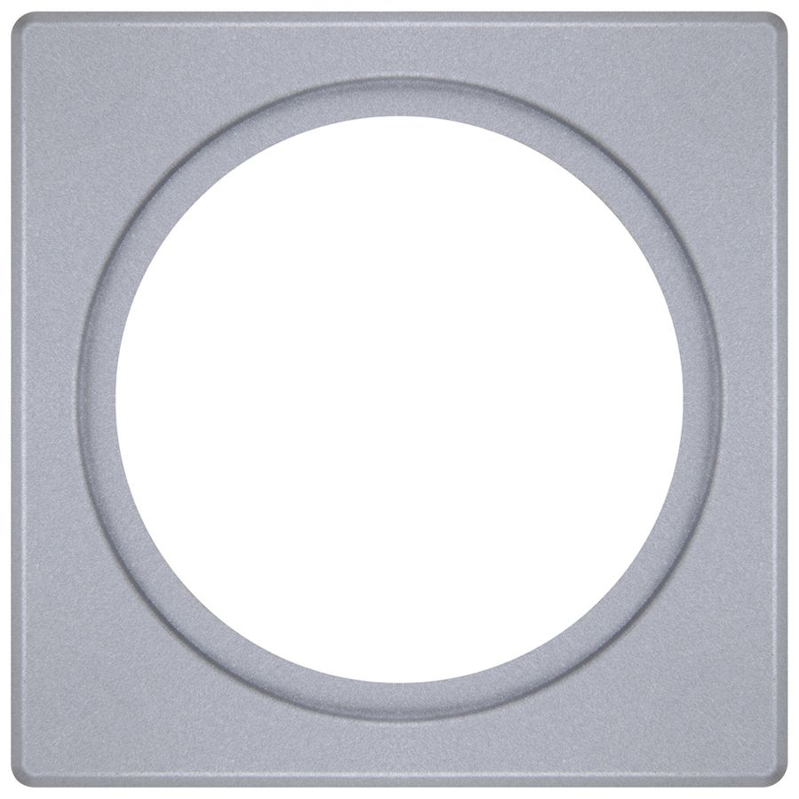 Abdeckplatte LEDVANCE FRAME Stahl 100×100mm 1×Ø68mm silber