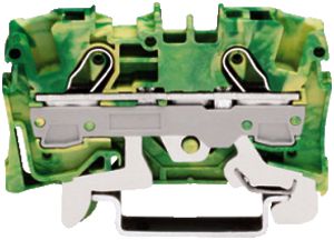 Durchgangsklemme WAGO TOPJOB S 6mm² 2L grün/gelb Serie 2006