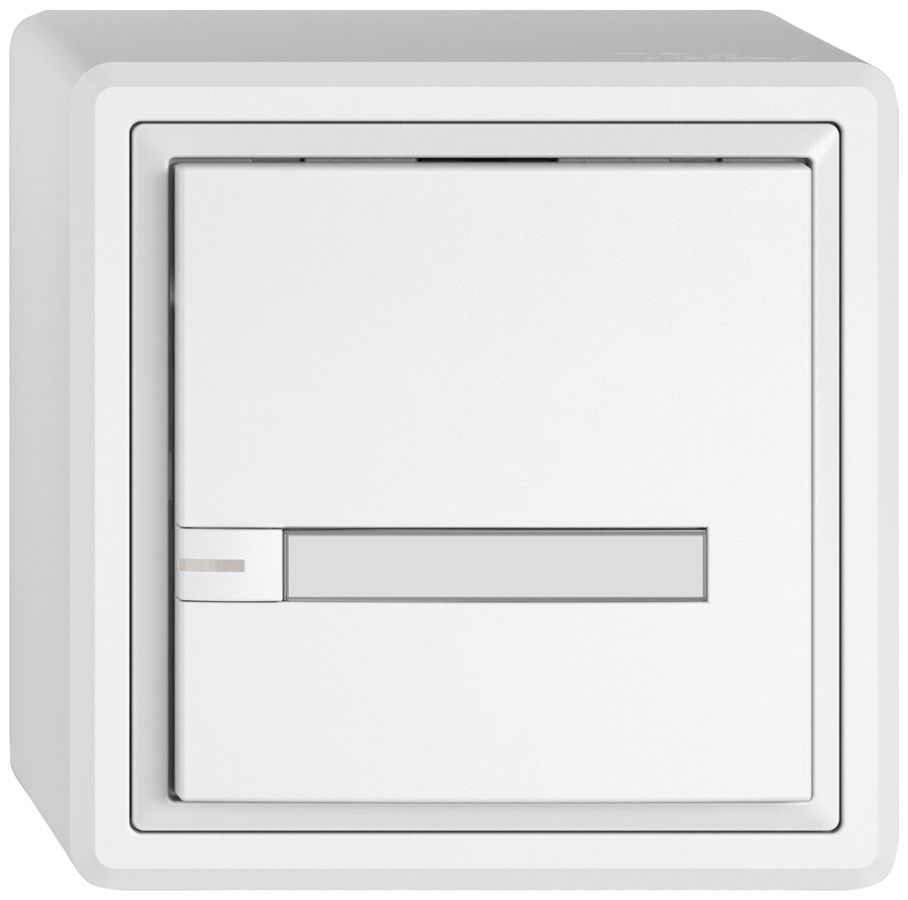 Pulsante universale AP EDIZIO.liv UNI SNAPFIX® 5…48V c.LED 1× com.1T targ.bi